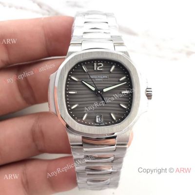 Swiss Patek Philippe Nautilus 7118 Replica Watch Gray Face Stainless Steel